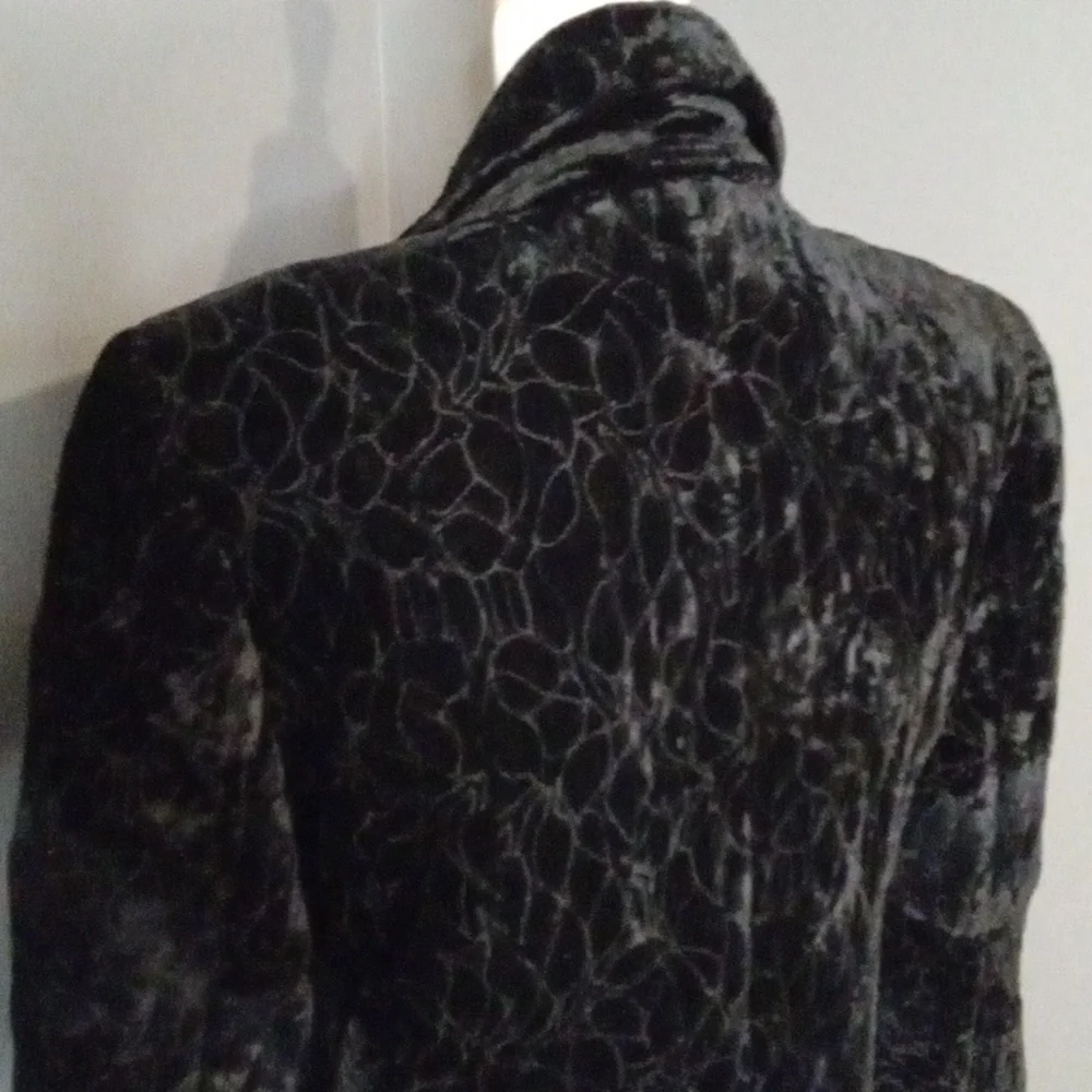 VINTAGE Katharyn Dianos Velvet Coat M - Picture 7 of 12